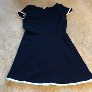 Navy J. Crew A line dress